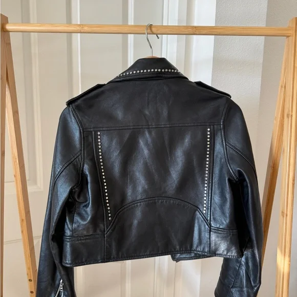 Sandro leather jacket - Picture 2 of 3